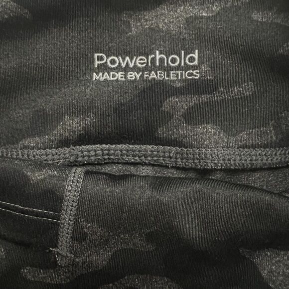 Fabletics Women's Powerhold Camo Camouflage Mesh Pockets Leggings - Size XS - Picture 6 of 7
